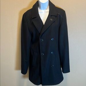 Women’s Guess Black Wool Peacoat Size Small